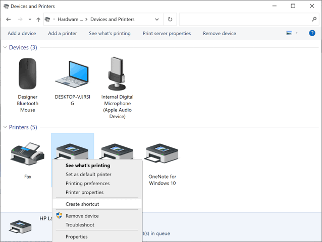 Two Methods to Create A Printer Shortcut in Windows 11 - Bitwarsoft